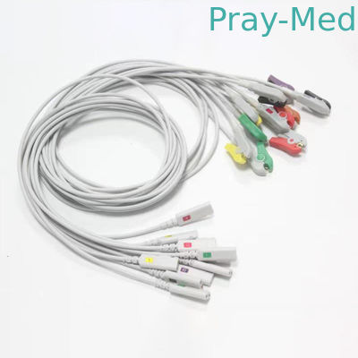 comprar Gemelo Pin Clip Connector Proximal del cable del ECG de las ventajas ECG de Kangmei 10 el 1m Fabricación en línea
