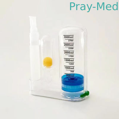 comprar 3000cc sola bola Lung Breathing Trainer Adjustable Spirometer para el ejercitante de respiración Fabricación en línea