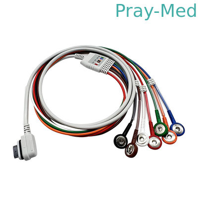 comprar El cable AHA de Holter Recorder ECG de las ventajas del adivino 7 de GE rompe el cable paciente de ECG Fabricación en línea