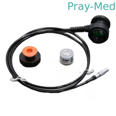 comprar Soporte de carcasa de sensor de oxígeno médico original Drager 8606055 con cable para Fabius Fabricación en línea