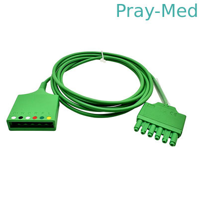 comprar Cable de extensión de ECG de un solo pin compatible con Drager MS16256 Green- 2m Fabricación en línea