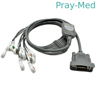 comprar 10 ventaja ECG Holter Cable Snap Connector Compatible Pekín Meigaoyi MGY-02 Fabricación en línea