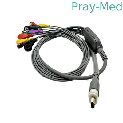 comprar Material compatible de la ventaja TPU de Nalong RAGE-12 ECG Holter Cable 10 Fabricación en línea