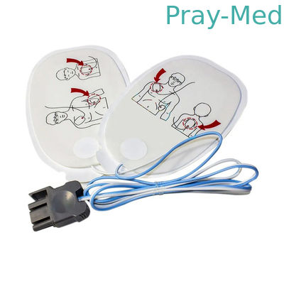 comprar Electrodos adultos del AED del niño de la desfibrilación de los electrodos de los accesorios disponibles del ventilador Fabricación en línea