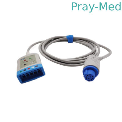comprar Datex Ohmeda Cardiocap Cable de paciente de ECG con extremo de presa de agarre Cb-72395r Fabricación en línea