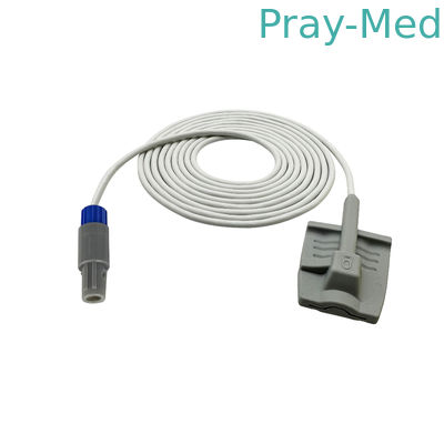 comprar Conector pin reutilizable compatible del sensor 6 del adulto Spo2 extremidad suave de 40 grados Fabricación en línea