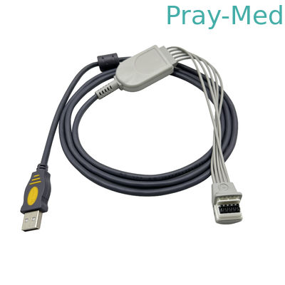 comprar Adaptador infrarrojo lejano del cable USB de los 3.0m Holter ECG para el perno el 145cm de Mortara H3 Mortara 10 Fabricación en línea
