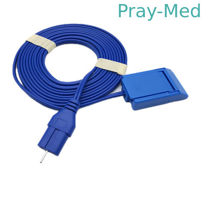 comprar Cable Esu Médico de 2.0 mm Gris o Azul para Placa Bipolar Placa negativa Fabricación en línea
