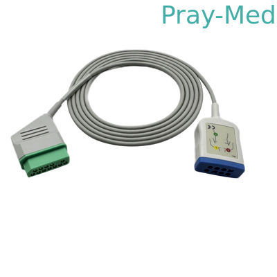 comprar Conector de conducción de 12 pines con cable de tronco Jc-906pa compatible con Nihon Kohden Ekg Fabricación en línea
