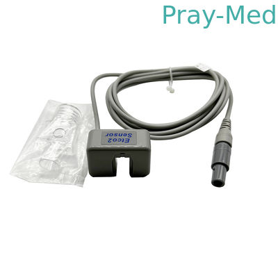 comprar Capnography EtCO2 Sensor Modulo LEMO 8pin 60 grados BA210 Gris chaqueta de TPU Fabricación en línea