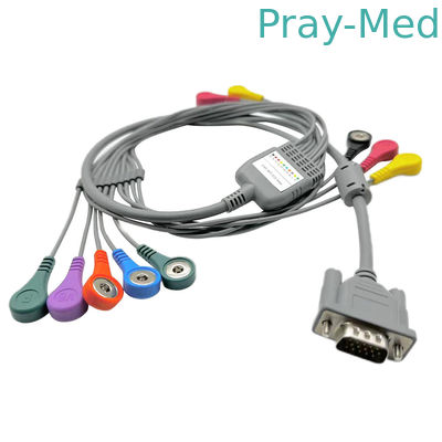 comprar Cable para el sistema de monitoreo de ECG Holter para Changchun Digital 15 Pin longitud 0,9m Fabricación en línea