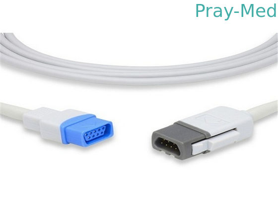 comprar cable compatible del adaptador del trusignal TS-M3 spo2 de GE, cable de extensión spo2 en existencia Fabricación en línea