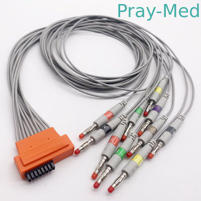 comprar Cable los 0.9m Holter Cable Snap Connector de la ventaja ECG de Cardioline 10 Fabricación en línea
