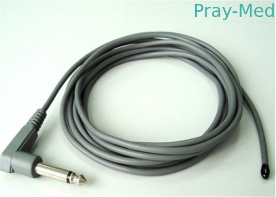 comprar Color gris conveniente de la temperatura del niño médico del esófago/rectal de la punta de prueba Fabricación en línea
