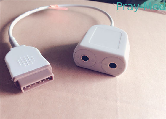 comprar Cable médico dual del adaptador de la punta de prueba de la temperatura de GE diámetro del cable de 4 milímetros Fabricación en línea
