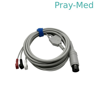 comprar Mindray original de 6 pines de 3 cables de ECG de una pieza 3.6M EA6131B Fabricación en línea