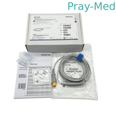 comprar Mindray Pediátrica Neonatal Reutilizable Proba de la Temperatura de la Piel MR404B 3m / 10ft Cable gris Fabricación en línea