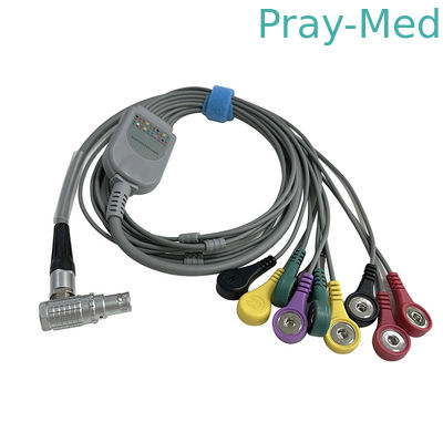 comprar GE SEER ECG Holter Cable 7 Plomo 0,9m Conector de conexión 2107228-001 Fabricación en línea