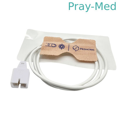 comprar el oxímetro confiable del pulso 7pin sonda el sensor pediátrico Spo2 de los 0.9m TPU Fabricación en línea