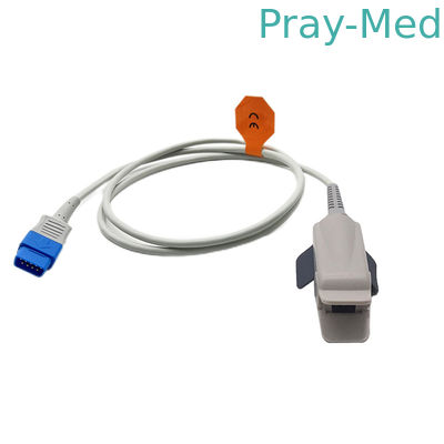 comprar Punta de prueba Comaptible GE Trusignal del sensor del adulto Spo2 del conector de DB9 9P Fabricación en línea