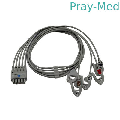 comprar El equipo original de GE ECG Leadwire está compuesto por 5 grabadores de plomo AHA 2106389-001 Fabricación en línea