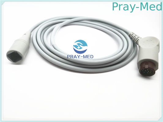 comprar Longitud invasor compatible del conector pin los 2.7m del cable 12 de la presión arterial de Mindray Fabricación en línea