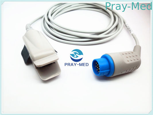 comprar Cable adulto del conector pin TPU 3M del sensor 12 del finger Spo2 de Kontron 7138 Fabricación en línea