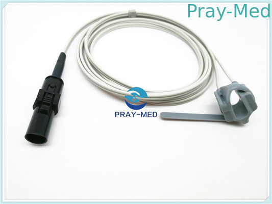 comprar Microprocesadores mentales de la importación del conector pin del negro adulto del sensor Spo2 de Spacelabs 7 Fabricación en línea