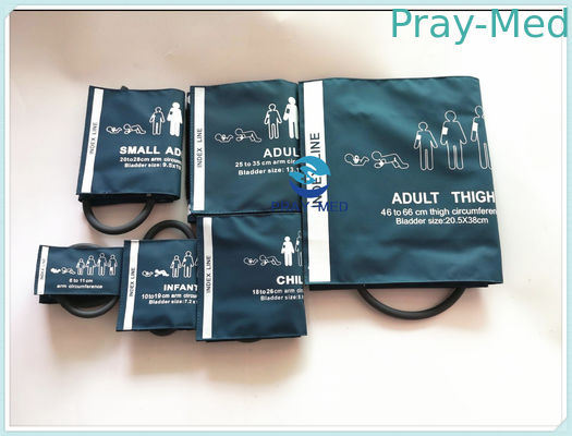 comprar Puño no invasor de la presión arterial del adulto con la manguera uno/dos tubos tamaño de 27 - de los 35cm Fabricación en línea