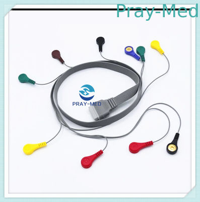 comprar 10 longitud paciente Edan SE2003/SE2012 del cable 1.5m de la ventaja ECG para el registrador de ECG Hotler Fabricación en línea