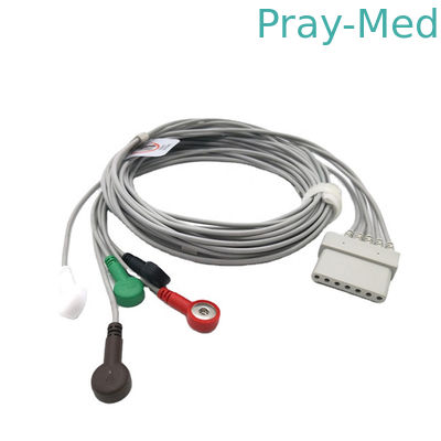 comprar Tipo paciente del clip de la broche del cable de Ecg de la ventaja del Pin 5 del cable 7 de Schiller ECG Fabricación en línea