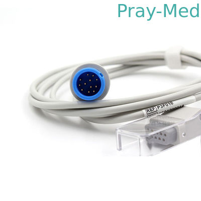 comprar Alambre de la extensión del sensor del cable Spo2 del adaptador de Pin Comen Spo 2 de la ronda 12 Fabricación en línea