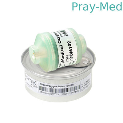 comprar Compatible blanco del sensor médico del oxígeno de OOM102 Envitec con el sensor de la célula del O2 MOX-01 Fabricación en línea