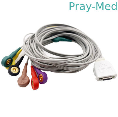 comprar Chaqueta del conector TPU de la broche de la ventaja del Pin ECG Holter Cable 10 de Biocare IE10 19 Fabricación en línea