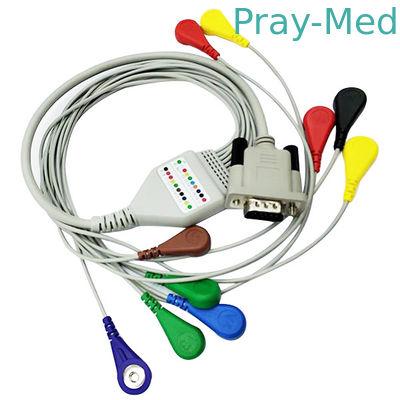 comprar La longitud los 0.9m Holter ECG del Pin de Shidaishuma 15 telegrafía 10 ventajas con la broche Fabricación en línea