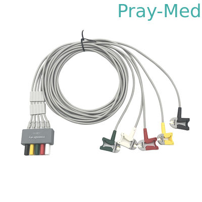 comprar Chaqueta original AHA/IEC de los Leadwires TPU de la ventaja ECG de Mindray EL6501B 5 Fabricación en línea