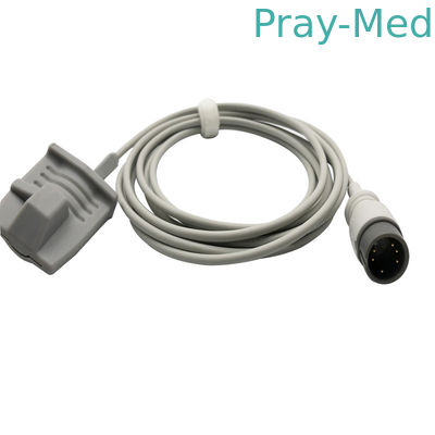 comprar Conector pin redondo 6 3M del sensor del adulto spo2 del cable de Zoncare Hwatime TPU Fabricación en línea
