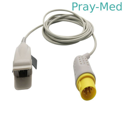 comprar Conector adulto reutilizable de la chaqueta 8pin del sensor TPU del clip SpO2 del finger del MEK Fabricación en línea