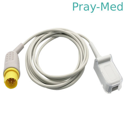 comprar El adaptador de Datascope Spo2 del cable de extensión del MEK Spo2 telegrafía 8pin el conector los 2.4m Fabricación en línea
