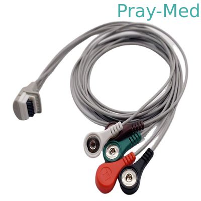 comprar 3 del canal 5 de la ventaja de Ecg del cable pequeños Holter registradores redefinidos de Mortara H3+ aplicados Fabricación en línea