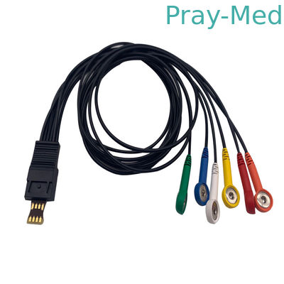 comprar cable de Schiller Ecg de la ventaja de 4.0m m TPU 4/6 para MT101 MT-200 Ecg Holter Fabricación en línea