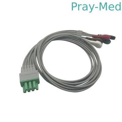 comprar El cable paciente 5 de AHA ECG lleva compatible para la broche de la telemetría de Mindray Fabricación en línea