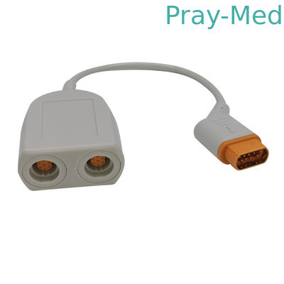 comprar Cable dual del transductor de la presión arterial de Siemens Drager, 16 cable del transductor del Pin IBP Fabricación en línea