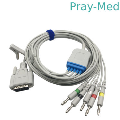 comprar Pinnd pediátrico adulto de Pin With Banana de las ventajas 15 del cable 5 de Mindray ECG Fabricación en línea