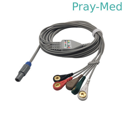 comprar Conector pin IEC/AHA del cable 6 de Biosys Ecg de las ventajas del conector AHA 3/5 del dinar Fabricación en línea