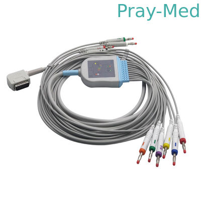 comprar Kenz 108/109 cables y Leadwires, cable paciente de Ecg de Ecg con el plátano/el dinar 3,0 Fabricación en línea