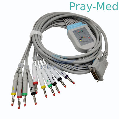 comprar Diámetro del conector pin 5.0m m del DB 15 del cable del ECG de la ventaja AT3/CS100 10 de Schiller Fabricación en línea