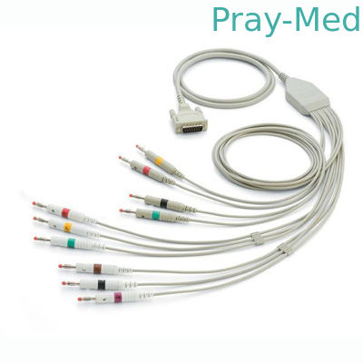 comprar Mortara Eli ECG/diámetro del pellizco/capturador 5.0m m del PIN del cable 15 del ECG Fabricación en línea
