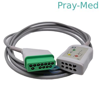 comprar Cable del tronco del Pin los 2.4m JC 906P ECG de Nihon Kohden 12 para pediátrico adulto Fabricación en línea