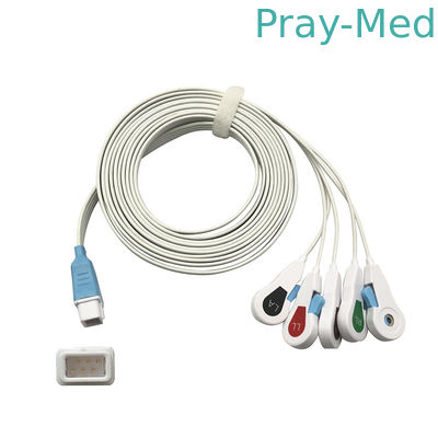 comprar La ventaja Radiolucent disponible de ECG ata con alambre el clip Covidien compatible de 5 ventajas Fabricación en línea